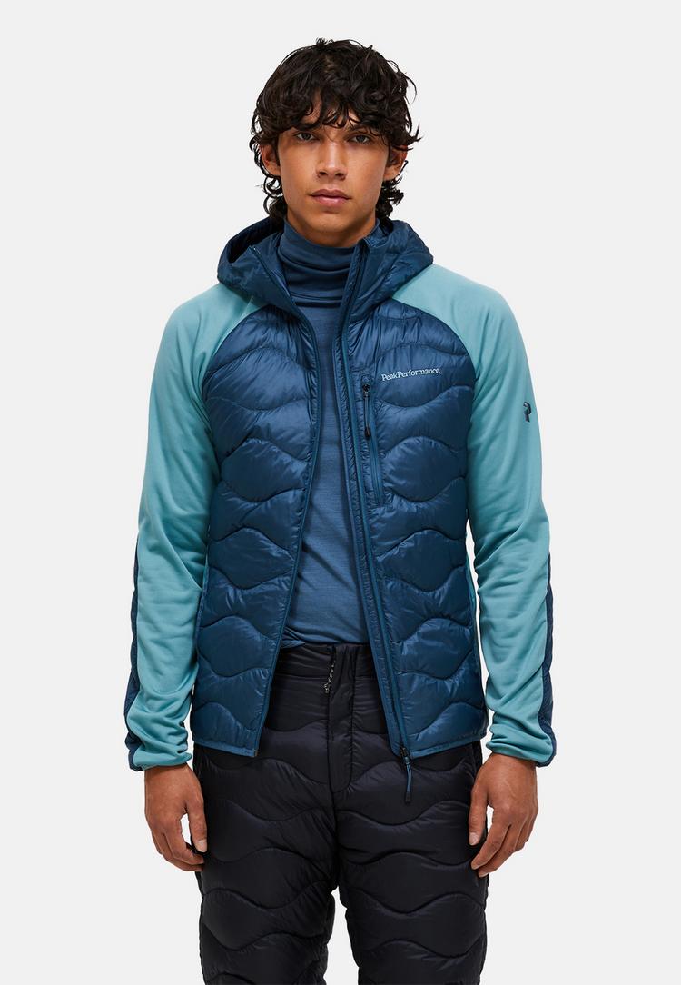 Peak Performance Peak Performance M Helium Down Hybrid Hood Trainingsjacke Herren - taubenblau - 2 | SportScheck