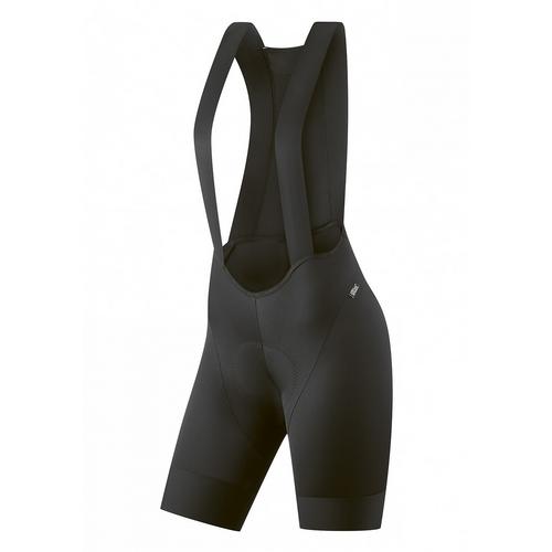Rückansicht von Gonso Bike Sqlab GO Bib Fahrradshorts Damen Schwarz