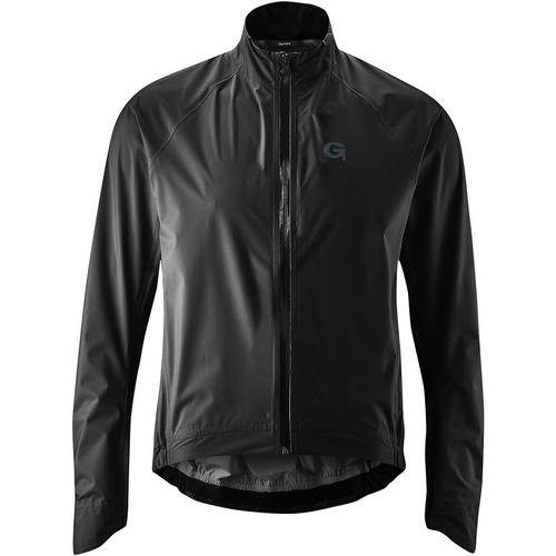 Rückansicht von Gonso Cablone Regenjacke Herren Schwarz