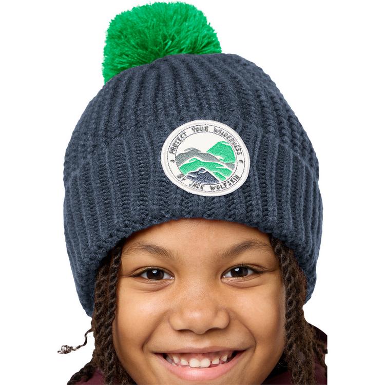 Jack Wolfskin Jack Wolfskin POMPOM BADGE BEANIE K Stirnband Kinder - midnight sky - 1 | SportScheck