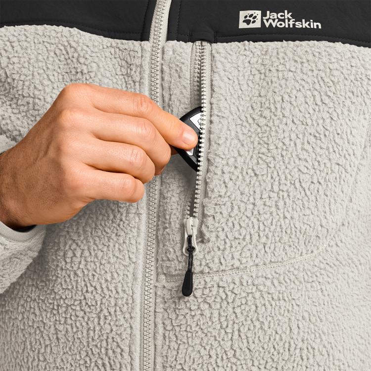 Jack Wolfskin Jack Wolfskin KAMMWEG PILE FZ M Fleecejacke Herren - pale sand - 2 | SportScheck
