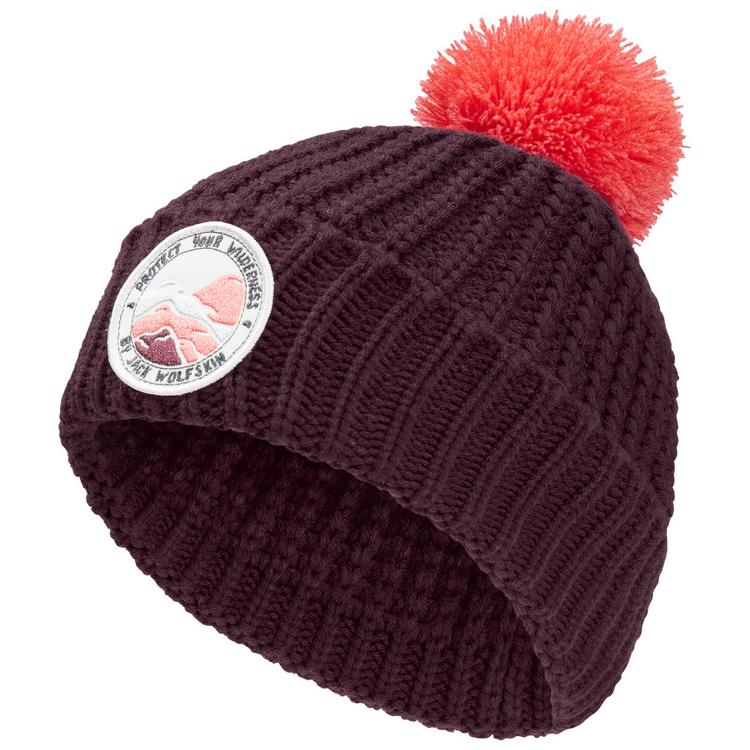 Jack Wolfskin Jack Wolfskin POMPOM BADGE BEANIE K Stirnband Kinder - amaranth - 0 | SportScheck