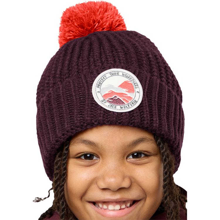 Jack Wolfskin Jack Wolfskin POMPOM BADGE BEANIE K Stirnband Kinder - amaranth - 0 | SportScheck