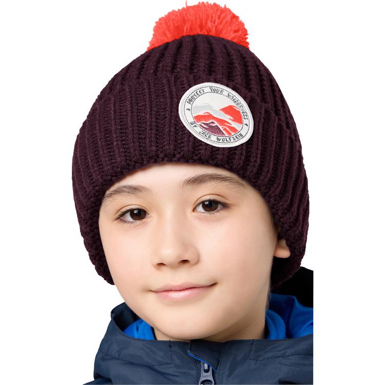 Jack Wolfskin Jack Wolfskin POMPOM BADGE BEANIE K Stirnband Kinder - amaranth - 1 | SportScheck