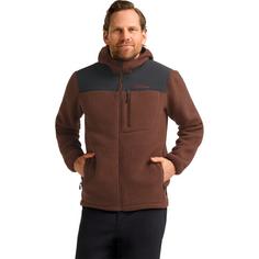 Rückansicht von Jack Wolfskin KAMMWEG PILE FZ M Fleecejacke Herren hot choc
