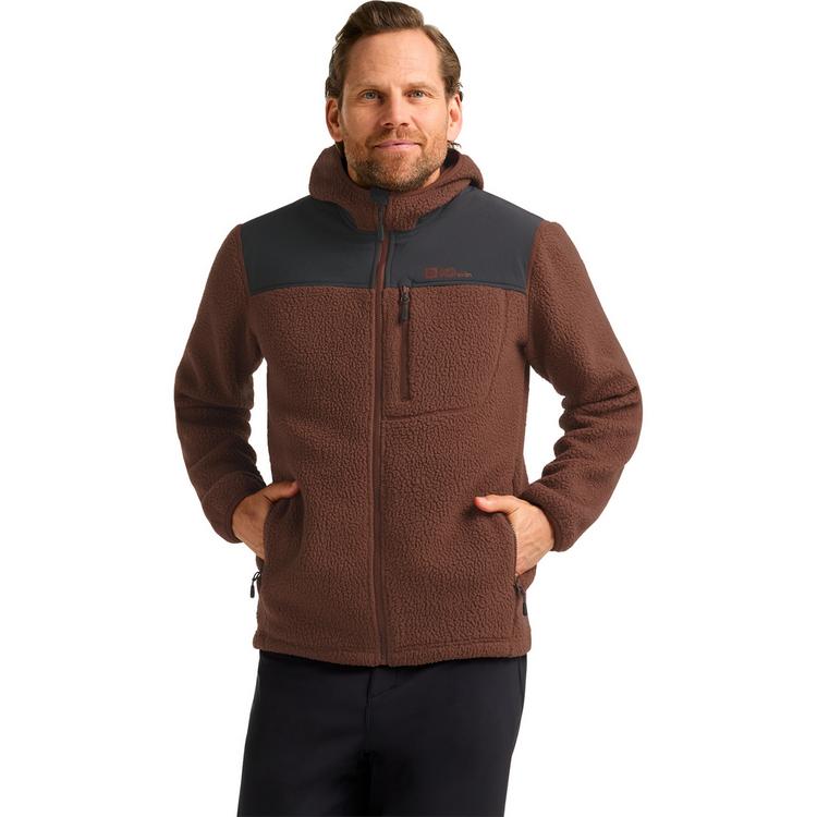 Jack Wolfskin Jack Wolfskin KAMMWEG PILE FZ M Fleecejacke Herren - hot choc - 0 | SportScheck