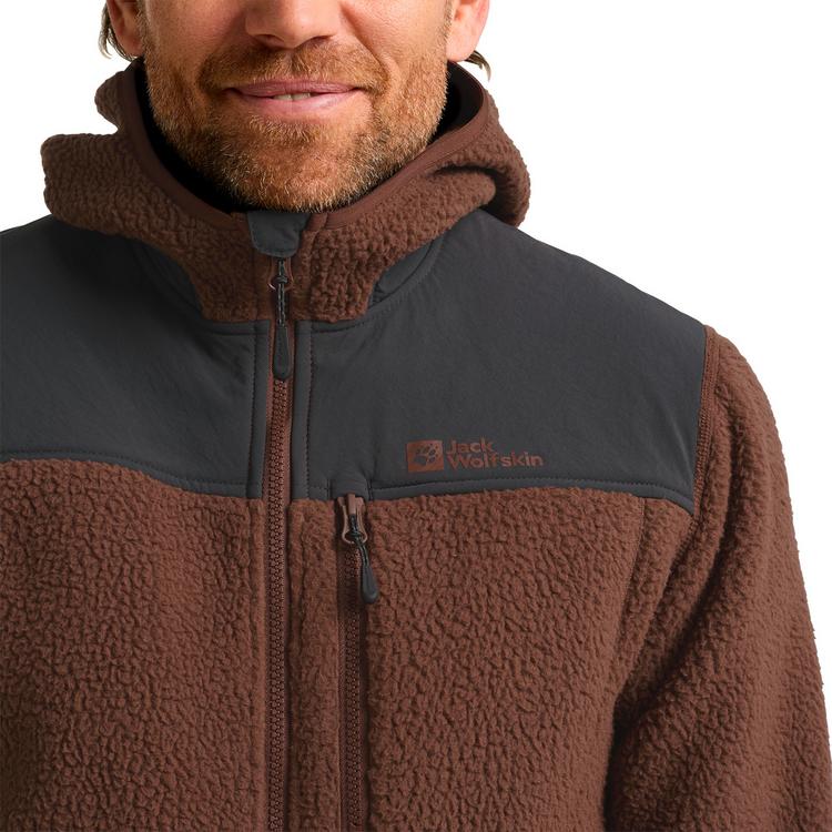 Jack Wolfskin Jack Wolfskin KAMMWEG PILE FZ M Fleecejacke Herren - hot choc - 0 | SportScheck