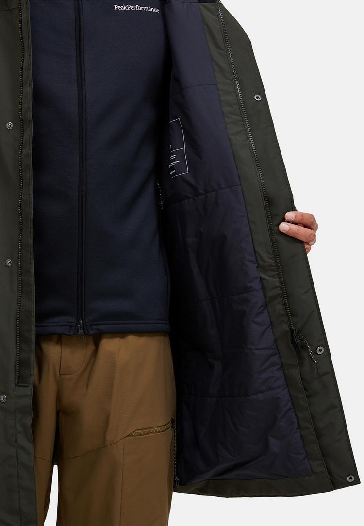 Peak Performance Peak Performance Funktionsmantel Herren - DUNKELGR&Uuml;N - 3 | SportScheck