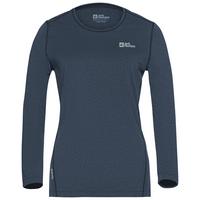 Jack Wolfskin SKY THERMAL L/S W Funktionsshirt Damen - midnight sky