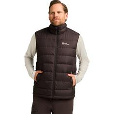 Rückansicht von Jack Wolfskin ATHER DOWN VEST M Outdoorweste Herren peat
