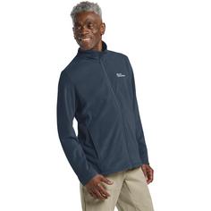 Rückansicht von Jack Wolfskin TAUNUS FZ M Fleecejacke Herren midnight sky