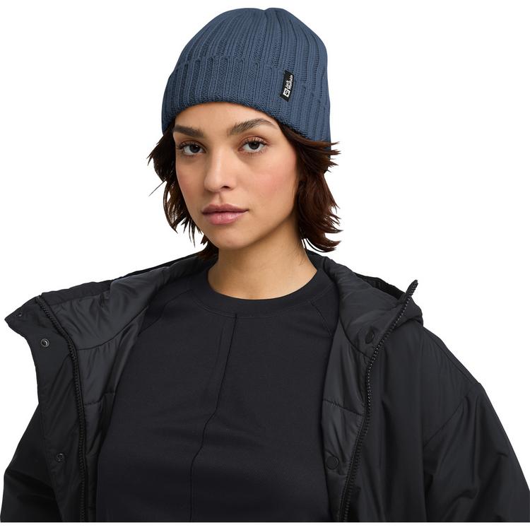 Jack Wolfskin Jack Wolfskin RIB KNIT BEANIE Stirnband - midnight sky - 2 | SportScheck