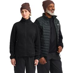 Rückansicht von Jack Wolfskin RIB BEANIE Stirnband hot choc