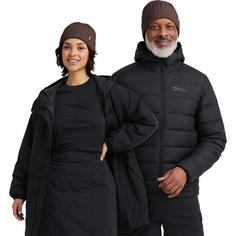 Rückansicht von Jack Wolfskin RIB KNIT BEANIE Stirnband peat