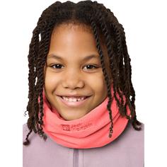 Rückansicht von Jack Wolfskin REAL STUFF LOOP K Schal Kinder sunset coral