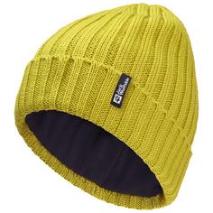 Jack Wolfskin RIB KNIT BEANIE Stirnband chartreuse