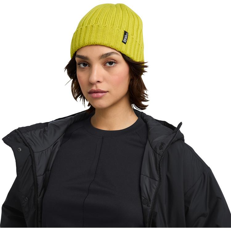 Jack Wolfskin Jack Wolfskin RIB KNIT BEANIE Stirnband - chartreuse - 1 | SportScheck