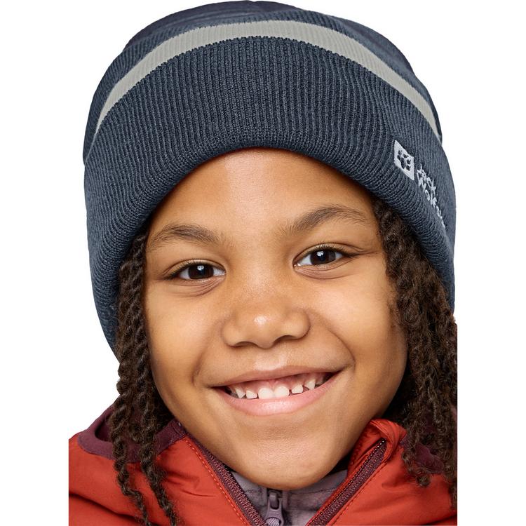 Jack Wolfskin Jack Wolfskin STRIPY KNIT BEANIE K Stirnband Kinder - midnight sky - 1 | SportScheck