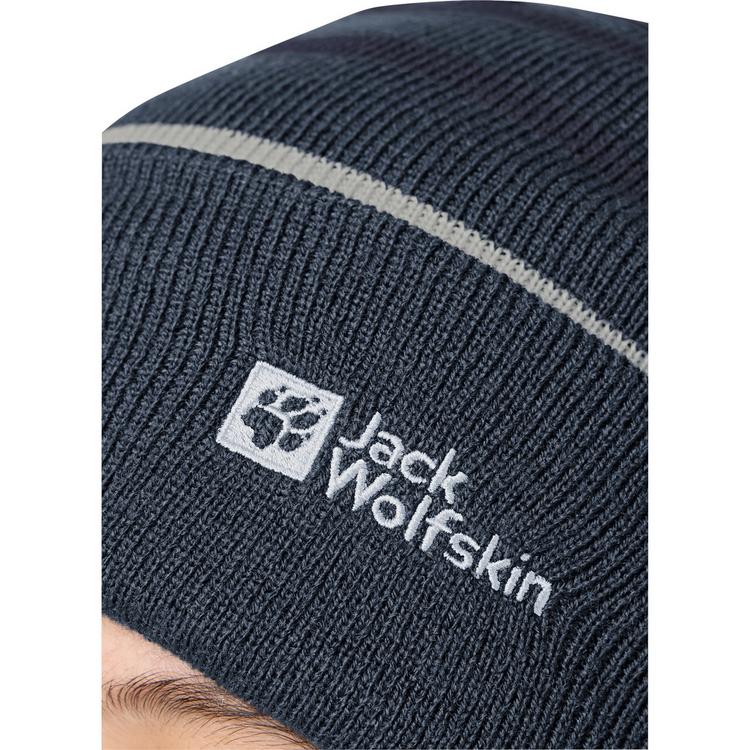 Jack Wolfskin Jack Wolfskin STRIPY KNIT BEANIE K Stirnband Kinder - midnight sky - 0 | SportScheck