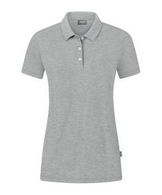 JAKO Organic Poloshirt Stretch Damen Poloshirt Damen grau