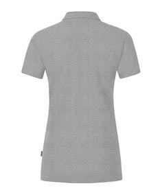 Rückansicht von JAKO Organic Poloshirt Stretch Damen Poloshirt Damen grau