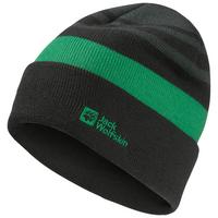 Jack Wolfskin STRIPY KNIT BEANIE K Stirnband Kinder - slate green/mystic