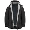 Jack Wolfskin ICELAND 3IN1 JACKET K Doppeljacke Kinder - black
