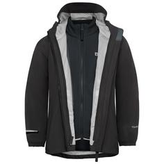 Jack Wolfskin ICELAND 3IN1 JACKET K Doppeljacke Kinder black