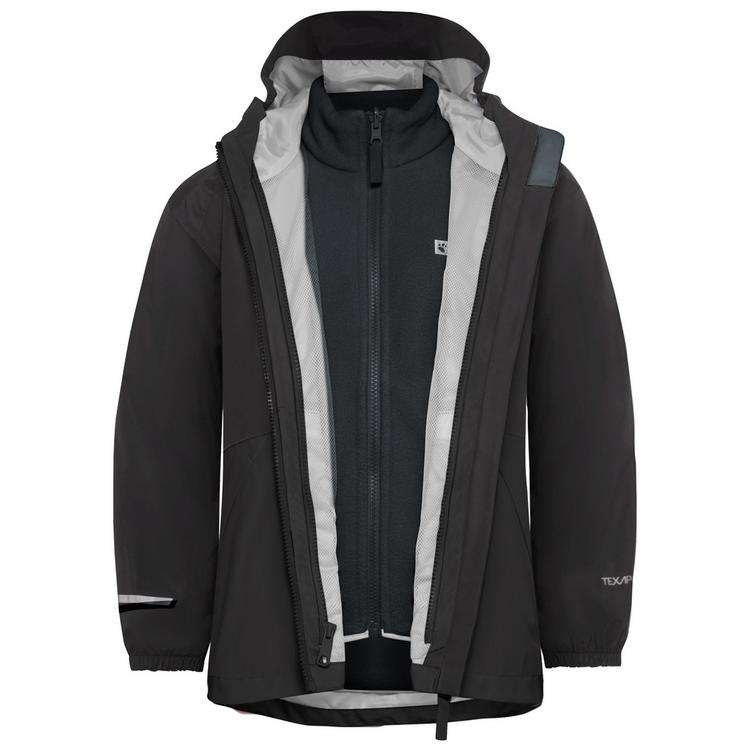 Jack Wolfskin Jack Wolfskin ICELAND 3IN1 JACKET K Doppeljacke Kinder - black - 0 | SportScheck