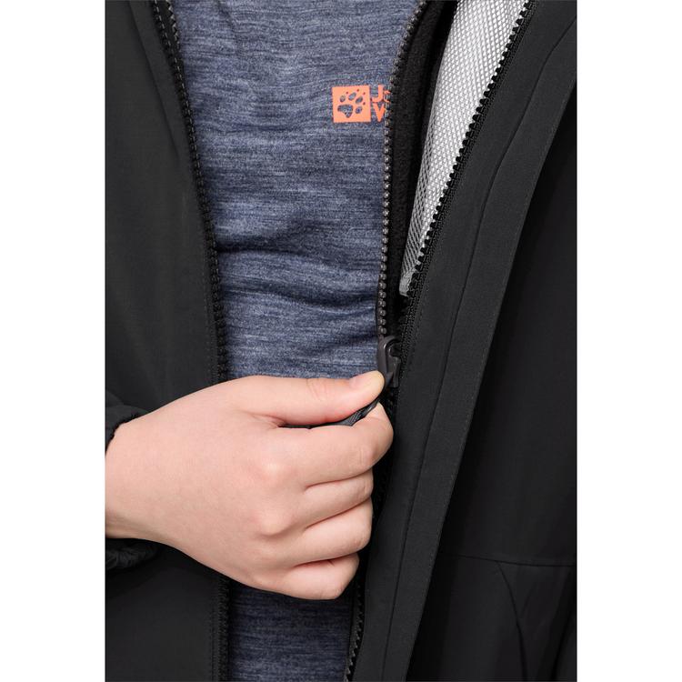 Jack Wolfskin Jack Wolfskin ICELAND 3IN1 JACKET K Doppeljacke Kinder - black - 0 | SportScheck