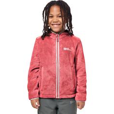 Rückansicht von Jack Wolfskin NEPALI JACKET G Fleecejacke Kinder sunset coral