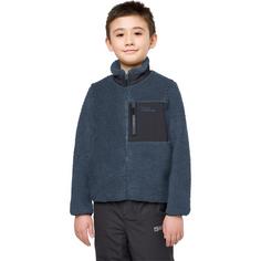 Rückansicht von Jack Wolfskin ICE CURL JACKET K Fleecejacke Kinder midnight sky