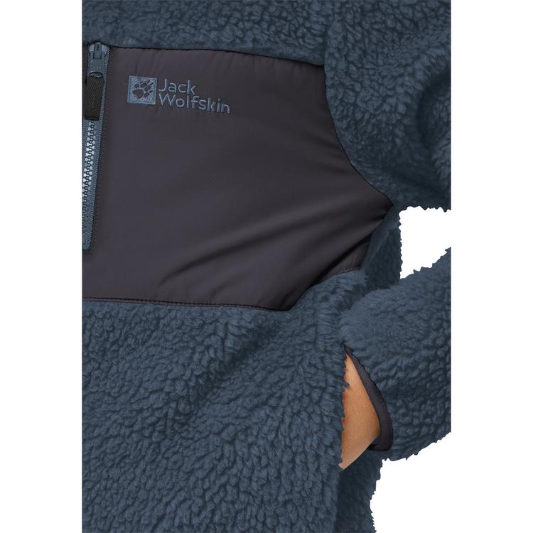 Jack Wolfskin Jack Wolfskin ICE CURL JACKET K Fleecejacke Kinder - midnight sky - 0 | SportScheck