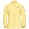 Jack Wolfskin TAUNUS FZ W Fleecejacke Damen - lemon ice
