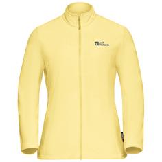 Jack Wolfskin TAUNUS FZ W Fleecejacke Damen lemon ice