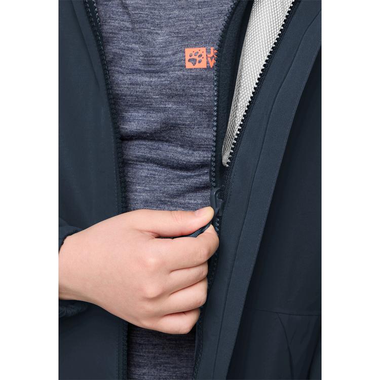 Jack Wolfskin Jack Wolfskin ICELAND 3IN1 JACKET K Doppeljacke Kinder - midnight sky - 0 | SportScheck