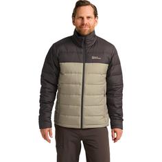 Rückansicht von Jack Wolfskin ATHER DOWN JKT M Daunenjacke Herren linen