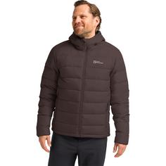 Rückansicht von Jack Wolfskin ATHER DOWN HOODY M Daunenjacke Herren peat