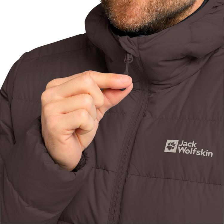 Jack Wolfskin Jack Wolfskin ATHER DOWN HOODY M Daunenjacke Herren - peat - 0 | SportScheck