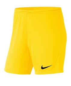 Nike Park III Short Damen Fußballshorts Damen gelb