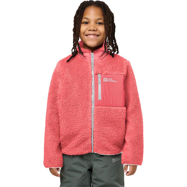 Jack Wolfskin Jack Wolfskin ICE CURL JACKET K Fleecejacke Kinder - sunset coral - 0 | SportScheck
