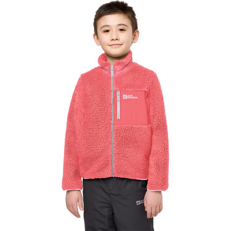 Jack Wolfskin Jack Wolfskin ICE CURL JACKET K Fleecejacke Kinder - sunset coral - 2 | SportScheck