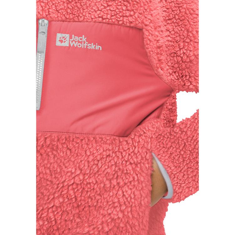 Jack Wolfskin Jack Wolfskin ICE CURL JACKET K Fleecejacke Kinder - sunset coral - 0 | SportScheck