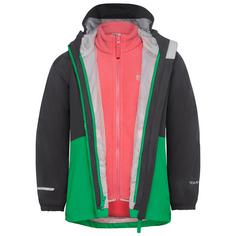 Jack Wolfskin ICELAND 3IN1 JACKET K Doppeljacke Kinder mystic green