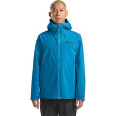 Rückansicht von Jack Wolfskin HIGHEST PEAK 3L JKT M Funktionsjacke Herren aurora blue