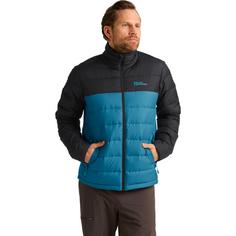Rückansicht von Jack Wolfskin ATHER DOWN JKT M Daunenjacke Herren aurora blue