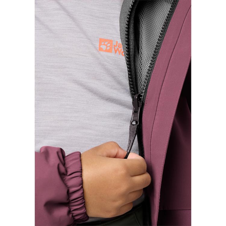 Jack Wolfskin Jack Wolfskin ICELAND 3IN1 JACKET K Doppeljacke Kinder - amaranth - 0 | SportScheck