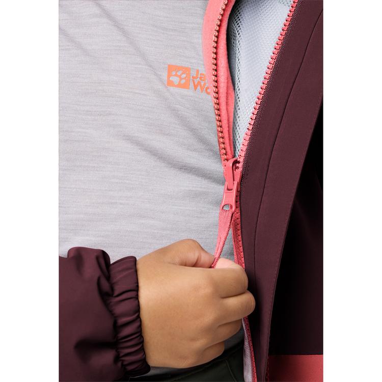 Jack Wolfskin Jack Wolfskin ICELAND 3IN1 JACKET K Doppeljacke Kinder - sunset coral - 0 | SportScheck