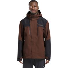Rückansicht von Jack Wolfskin JASPER 2L JKT M Funktionsjacke Herren hot choc