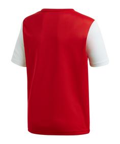 Rückansicht von adidas Estro 19 Trikot kurzarm Kids Hell Fußballtrikot Kinder rotweissrot